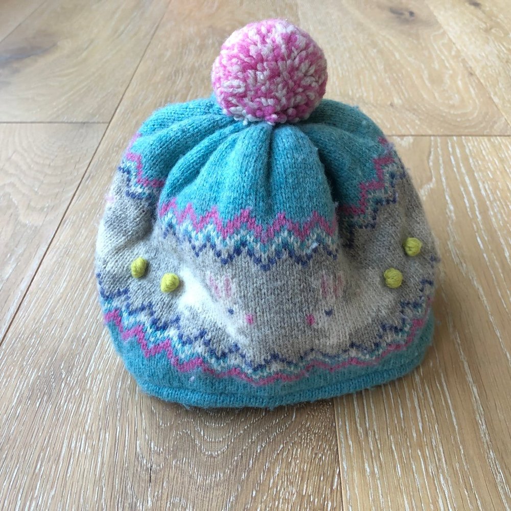 Mini Boden Fleece Lined Wool Hat